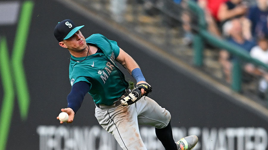 Seattle Mariners Dylan Moore...