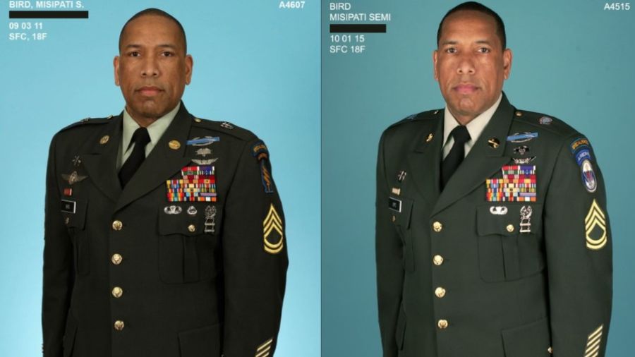 Photo: Gubernatorial candidate Semi Bird denied wearing a Special Operations Combat Diver Badge, that he didn't earn. Video shows he did.