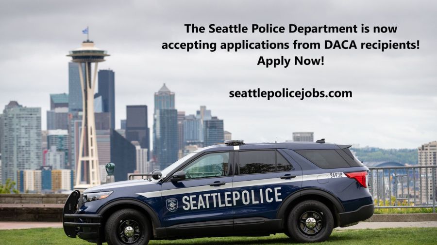 Image: Seattle Police Department officers arrest a woman caught driving a stolen car full of stolen...